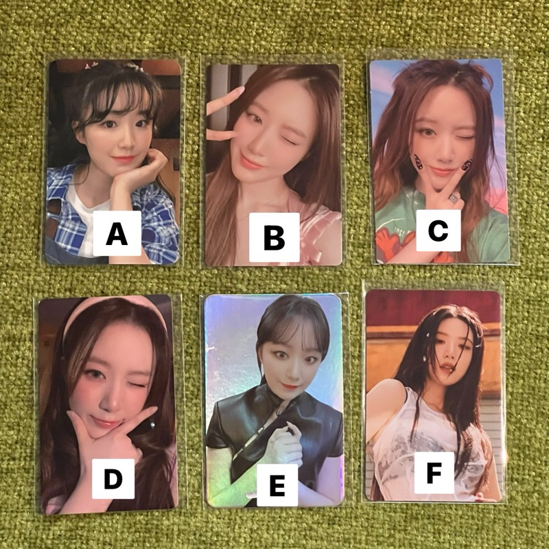 Photocard (PC) Official Yeh Shuhua (G)I-DLE GIDLE IDLE