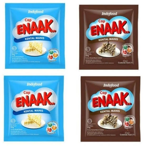 

susu cap enak sachet isi 6 sachet / susu Kental manis