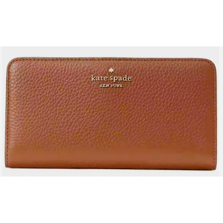 Dompet KS. Dompet Lipat Bifold Dumpling Large Slim Bifold Wallet Brown Leather KA575