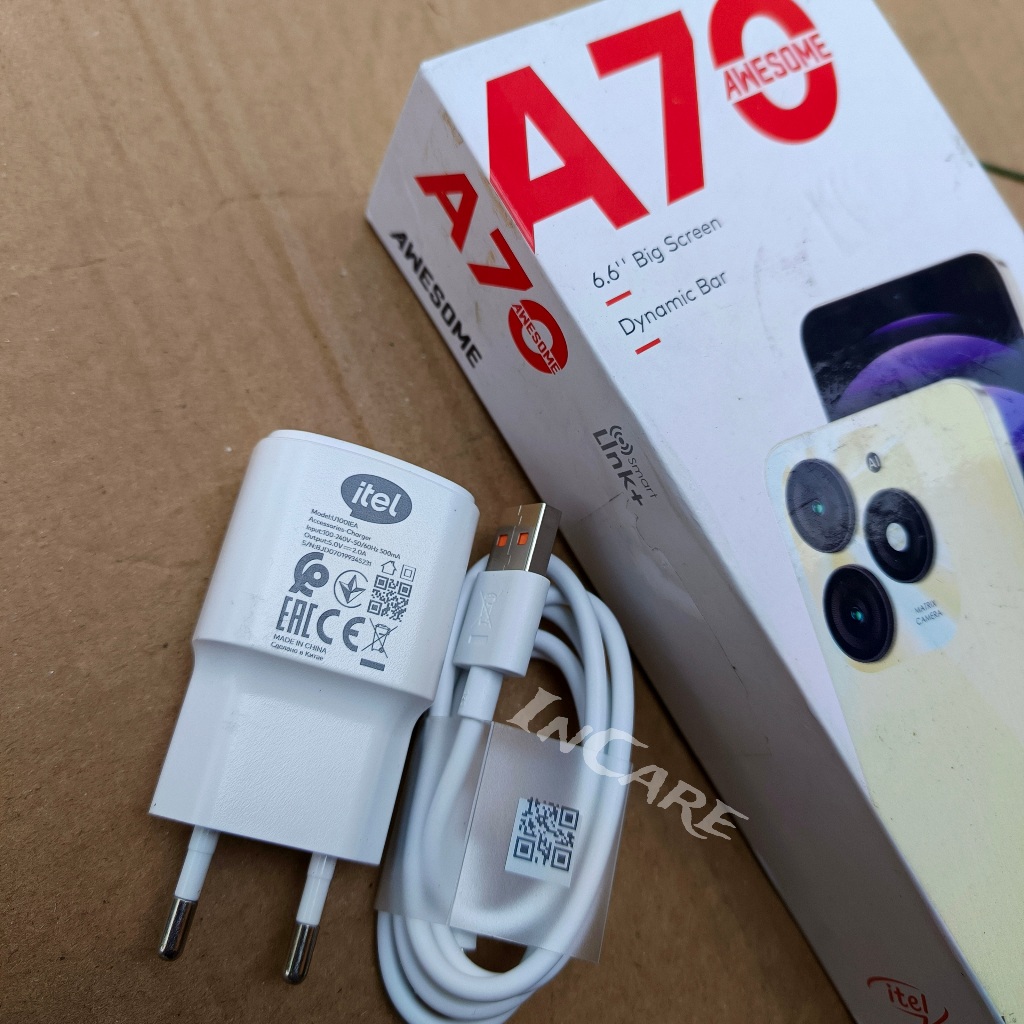 Charger ITEL A70 / S23. Asli Original Itel Bawaan