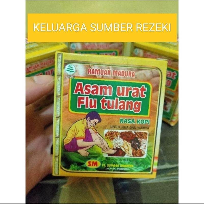 RAMUAN MADURA ASAM URAT FLU TULANG RASA KOPI ORIGINAL 100%