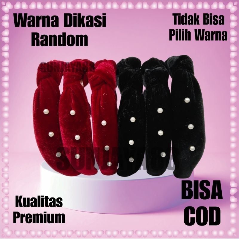 BANDO MODEL KOREA SIMPUL BLUDRU MUTIARA 3