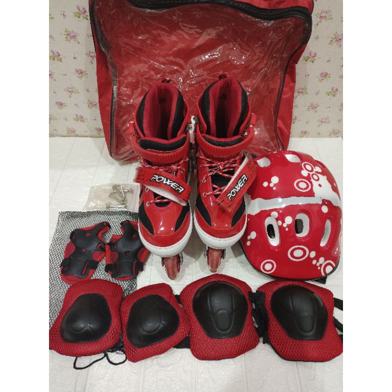 Preloved Sepatu Roda Anak / Sepatu Roda Anak Power Inline Skate / Sepatu Roda Bajaj / Power Roller S