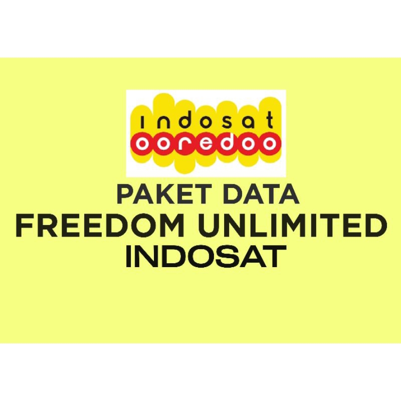 Paket Data / Kuota Internet Unlimited Indosat
