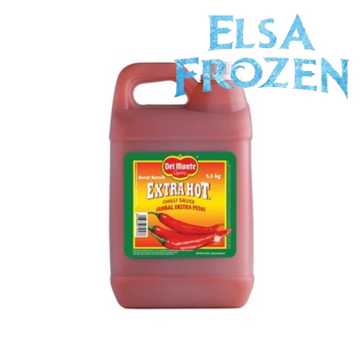 

DELMONTE EXTRA HOT GALON 5,5KG SAMBAL PEDAS DELMONTE JERIGEN