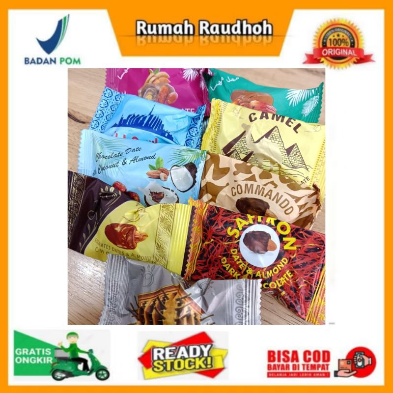 

COKLAT KURMA ALMOND 500 GRAM - MILK CHOCOLATE WITH DATE & ALMOND