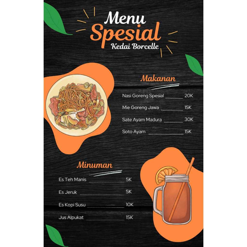 Daftar Menu|Dfatar Menu Makanan|Daftar Menu Minuman|Daftar Menu Resto|Daftar Menu Cafe