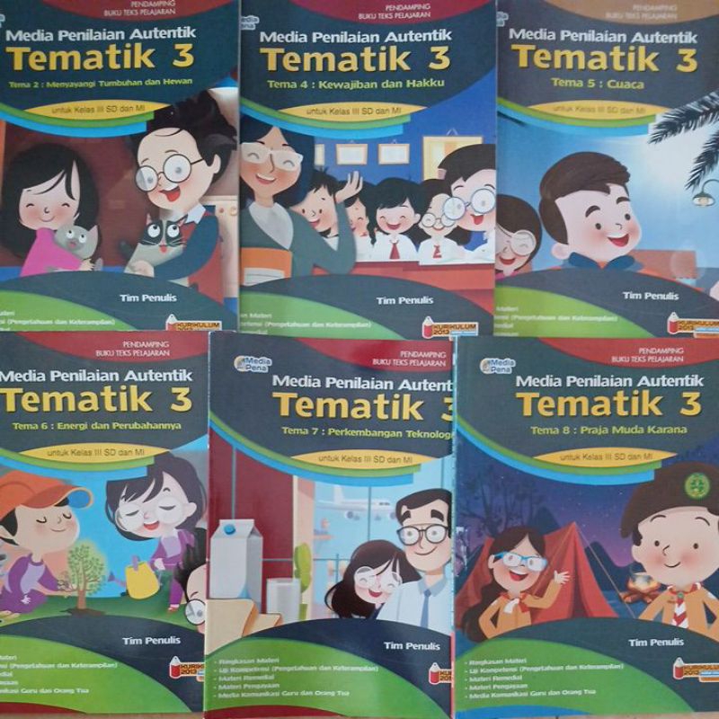 MP (Media Penilaian Autentik) Tematik 3 SD/MI Kelas 3 Tema 1,2,3,4,5,6,7,8