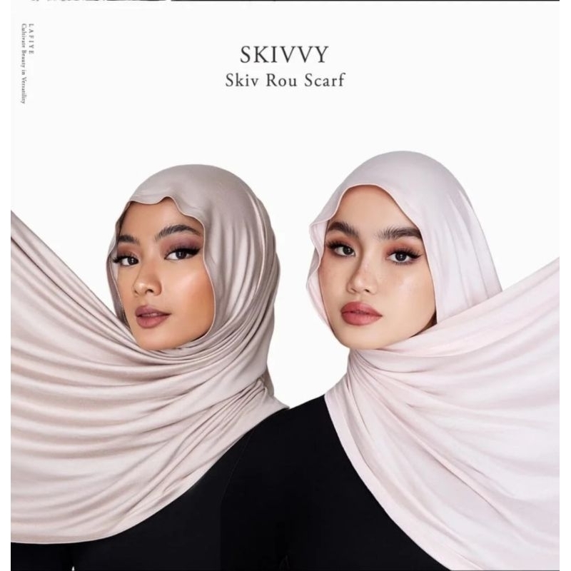 SKIV ROU SCARF LAFIYE - Hijab wanita pashmina Tencel