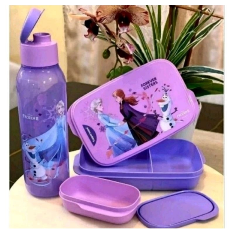Frozen set lunch+botol tupperware oringinal