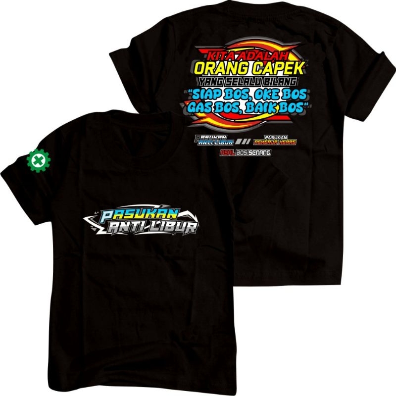 kaos distro sablon depan belakang bisa custom bisa desain sendiri dengan suka-suka mu kaos anak dan 
