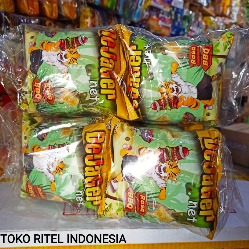 

Chiki Berhadiah DEJAGER Net (1 Pack isi 10 pcs)/Snack Ciki Dejager Berhadiah Kejutan/Ciki Berhadiah DeJager Net