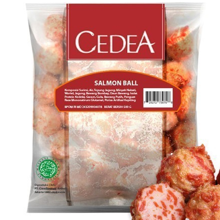 

Cedea Salmon Ball Bakso Salmon 500gr