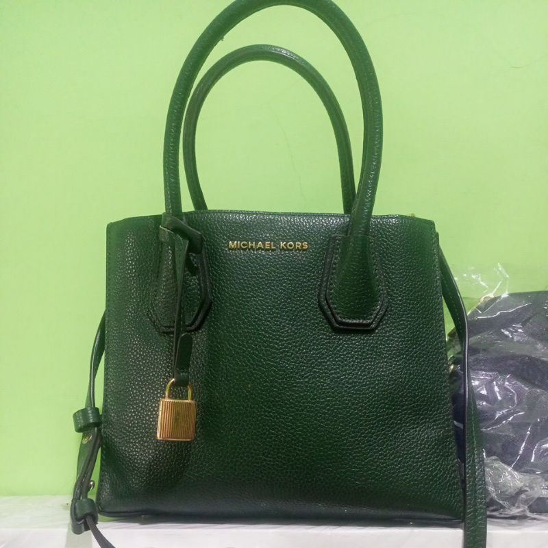 MK Mercer ijo army kulit asli