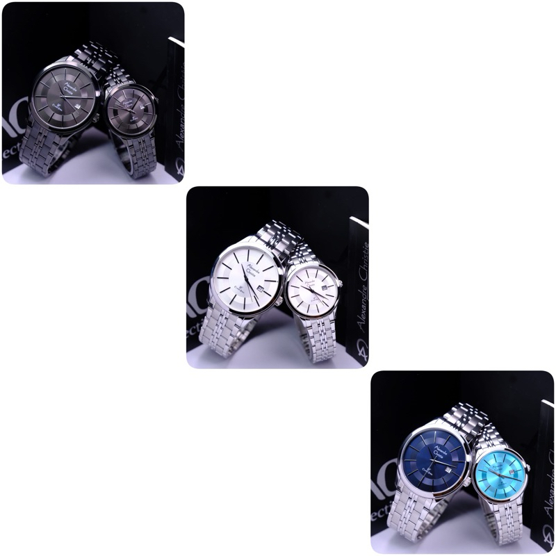 FREE BATRAI COD JAM TANGAN COUPLE ALEXANDRE CHRISTIE AC8348 / AC 8348 ORIGINAL GARANSI RESMI 1 TAHUN