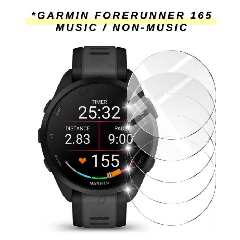 ANTI GORES GARMIN FORERUNNER 165 - TEMPERED GLASS GARMIN WATCH FORERUNNER 165 MUSIC / NON MUSIC