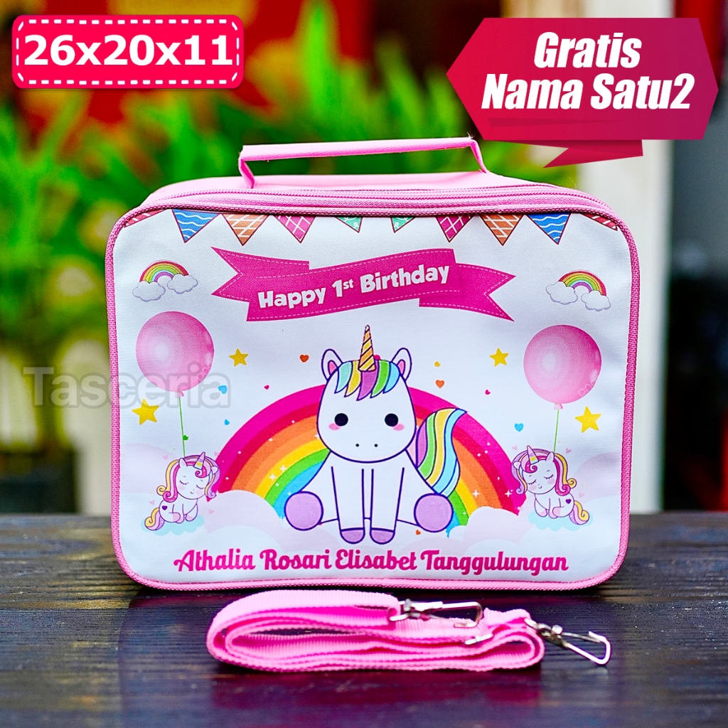 

Goodiebag Ultah Anak Premium Unicorn / Tas Selempang Anak Cowok Custom / Tas Selempang Anak Perempuan Custom / Tas Ulang Tahun Anak Premium / Tas Selempang Ulang Tahun Anak / Tas Selempang Ultah Anak