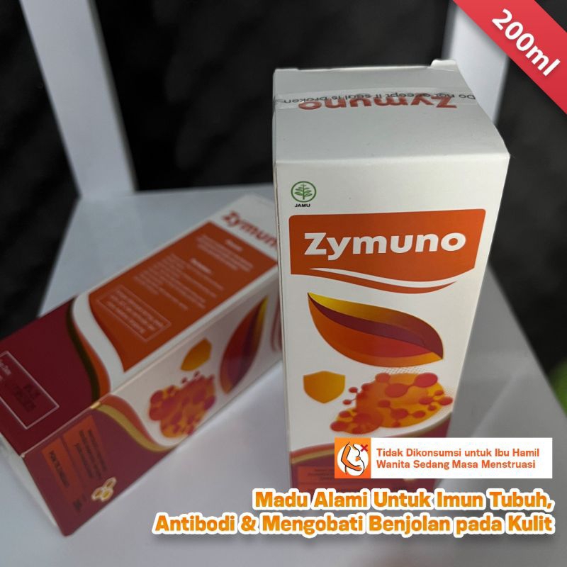 

MADU ZYMUNO1 BOTOL - Madu HerbalAlami Original [BPOM & HALAL] Bahan Honey Sirup