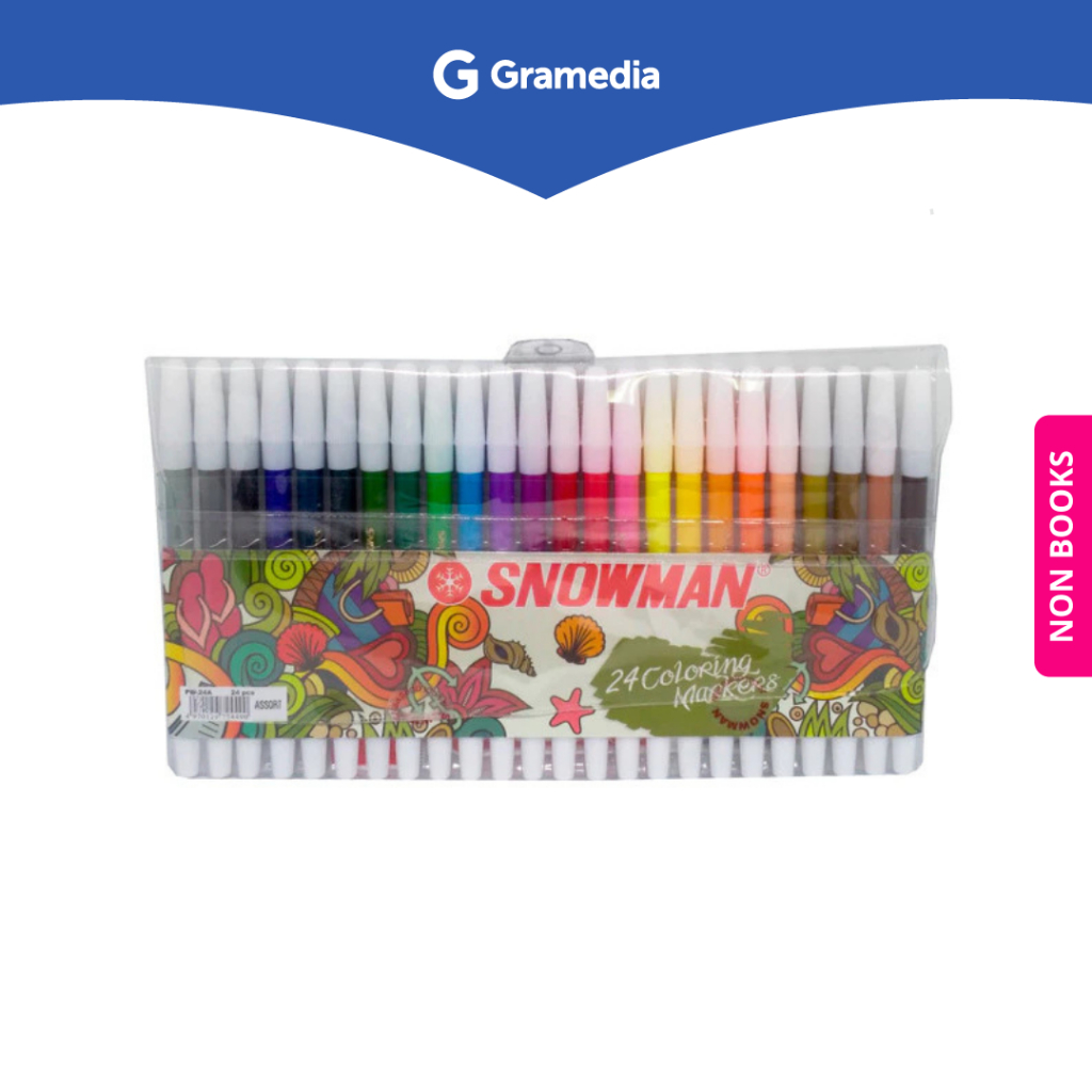 

Gramedia Drepok - SNOWMAN SIGN PEN PW-24A