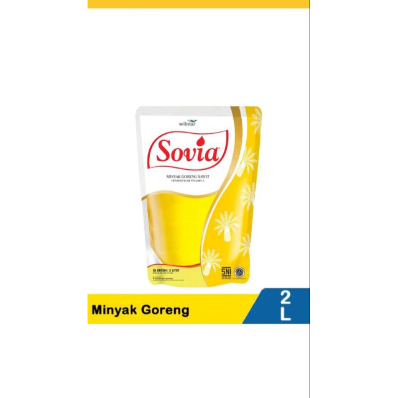 

Sovia minyak goreng pouch 1 & 2 liter