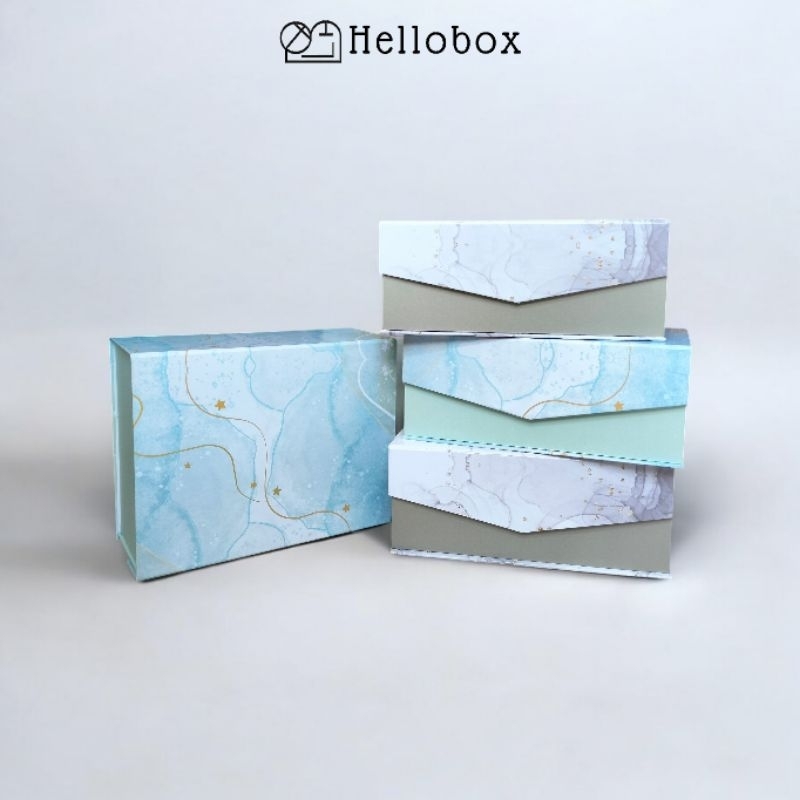 

Marble box HELLOBOX || Hardbox || Giftbox Premium Magnet