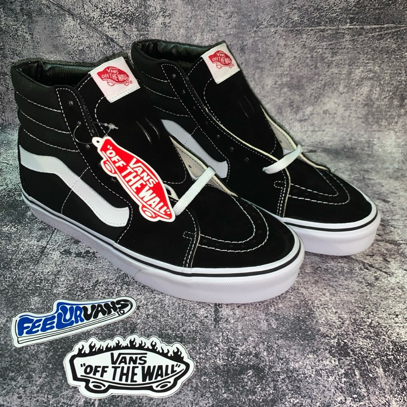 Vans Sk8 Hi Black White
