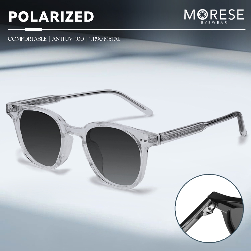 Morese Kacamata Sunglasses Polarized Model Kotak Tr90 Fashion Simple Keren Anti Silau UV400 8603-211