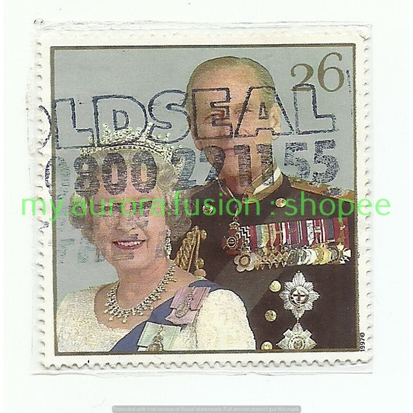 Perangko Inggris - Queen Elizabeth