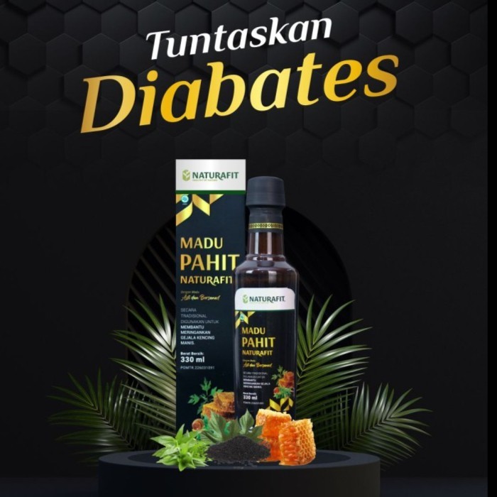 

Madu Pahit Naturafit Madu Asli & Bersanad 330ml