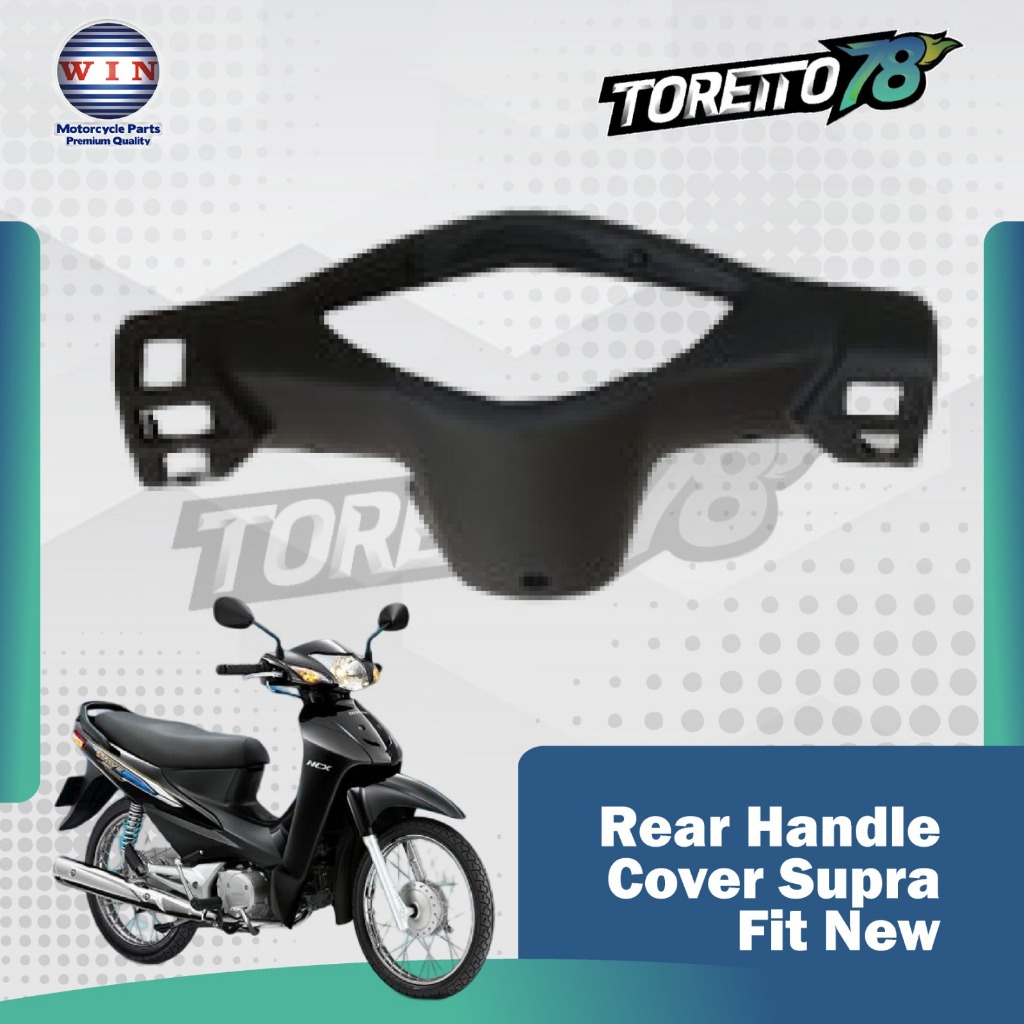 Batok Belakang Supra Fit New Hitam Rear handle cover Supra Fit  merk WIN Terlaris