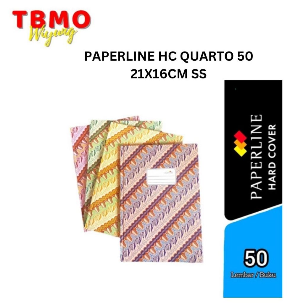 

TBMO PAPERLINE HC QUARTO 50 21X16CM SS