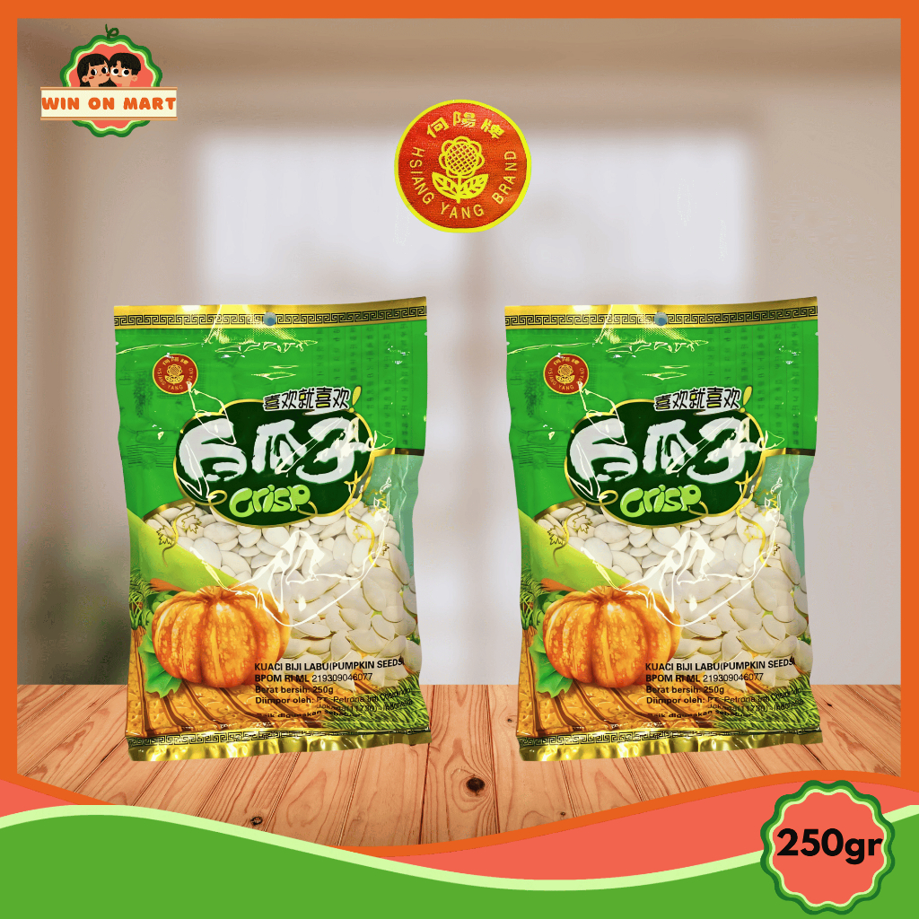 

Kuaci | Hsiang Yang Brand Kuaci Labu 250gr | Kuaci Biji Labu | Kuaci Asin