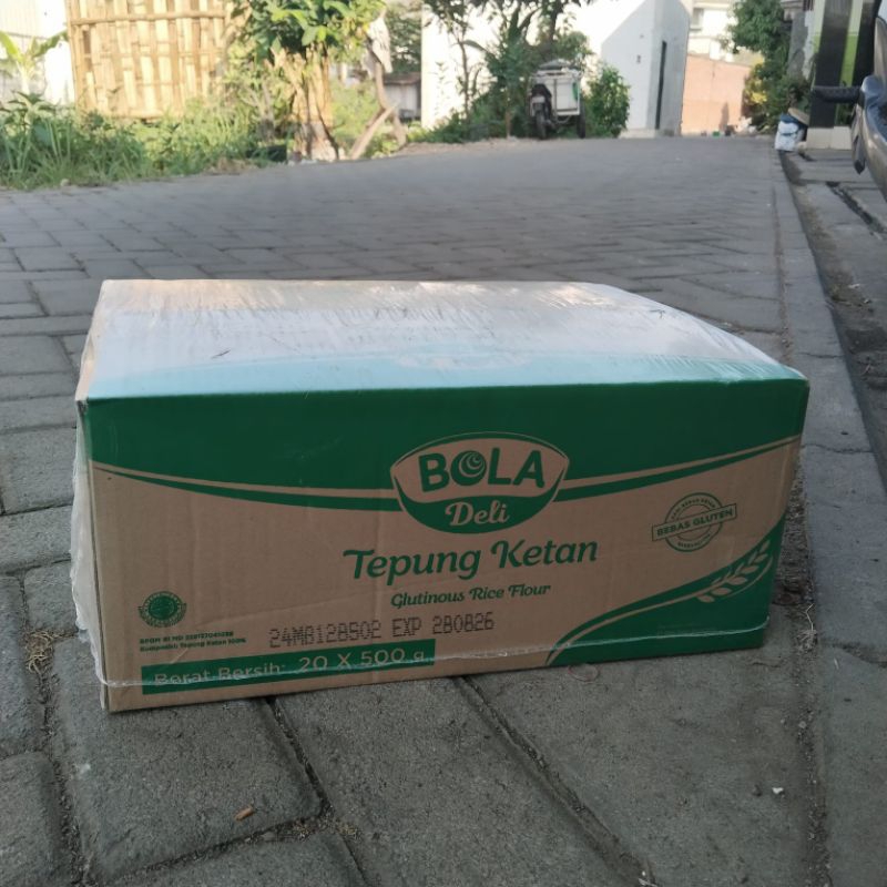 

Tepung ketan bola Deli 500gr x 20pcs