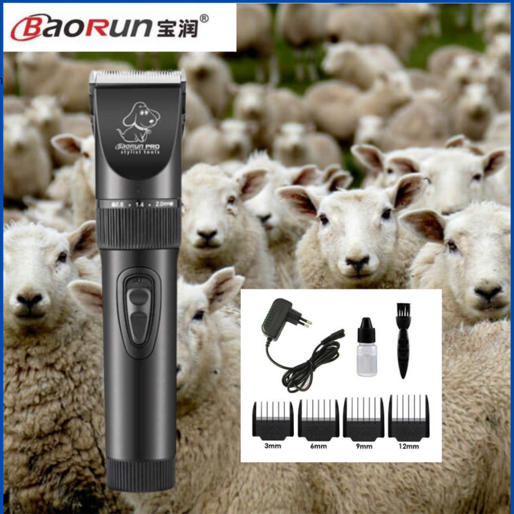 COD BaoRun P7 Mesin Alat Cukur Bulu hewan domba garut kambing kucing di cas bagus super tajam P7