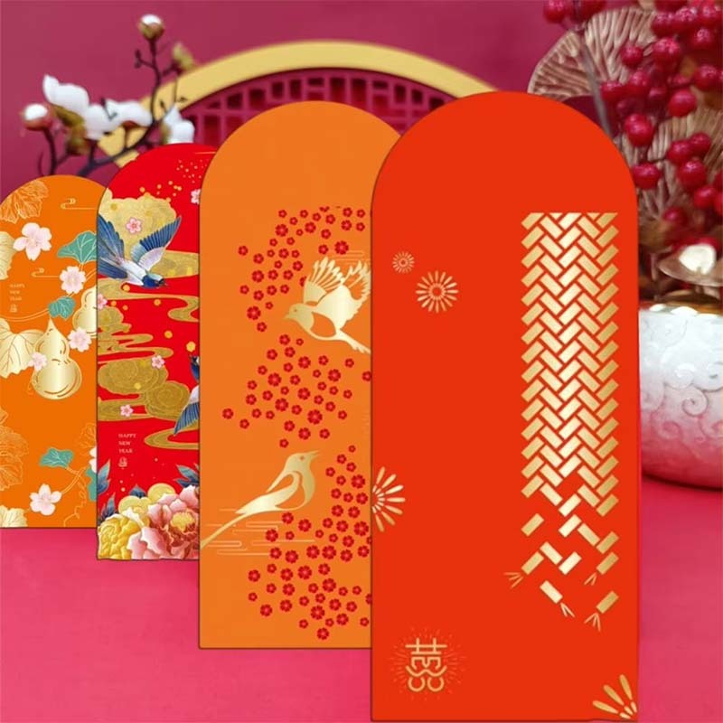 

6pcs Angpao Imlek Angpao Imut Money Envelope Amplop Uang Premium Untuk Imlek, Wedding All Occasion Chinese Red Envelopes