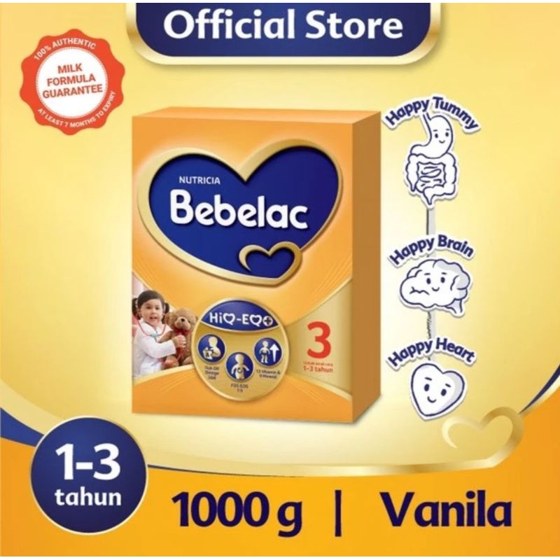 

BEBELAC 3 VANILA & MADU SUSU PERTUMBUHAN 1000GR