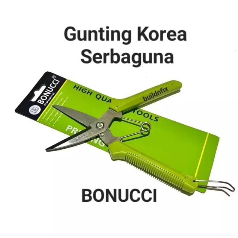 

Gunting Korea / Gunting Serbaguna Stainless BONUCCI 8 Inch