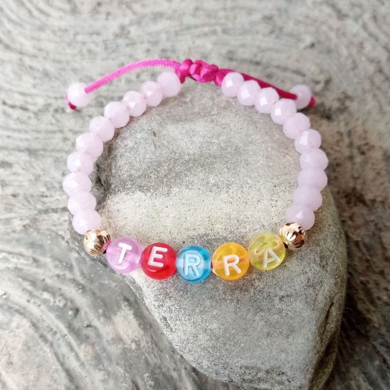 Gelang nama kombinasi emas asli 0,22 gram