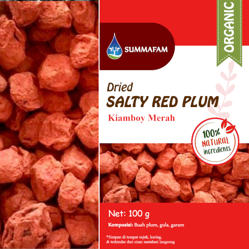 

Summafam buah plum kering kiamboy merah - manisan kiamboi merah