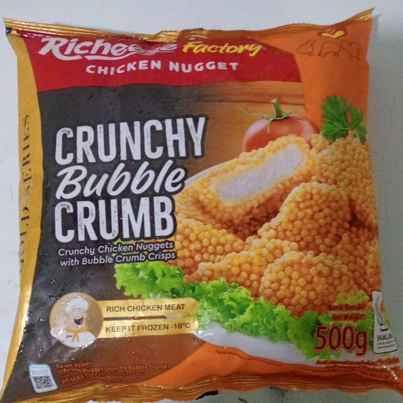 

NAGET RICHEESE CRUMBLE 500GR