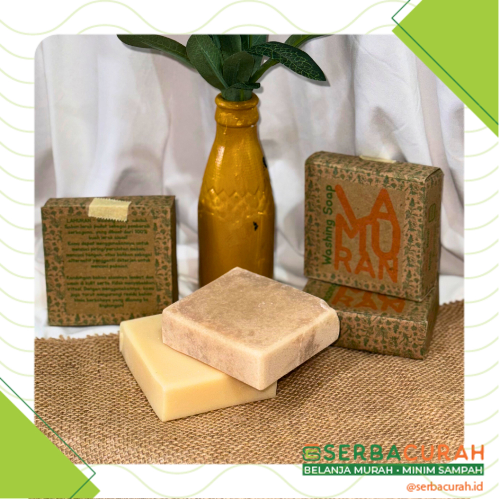 Lamuran Washing Soap | Sabun Batang Lerak | 100 gr