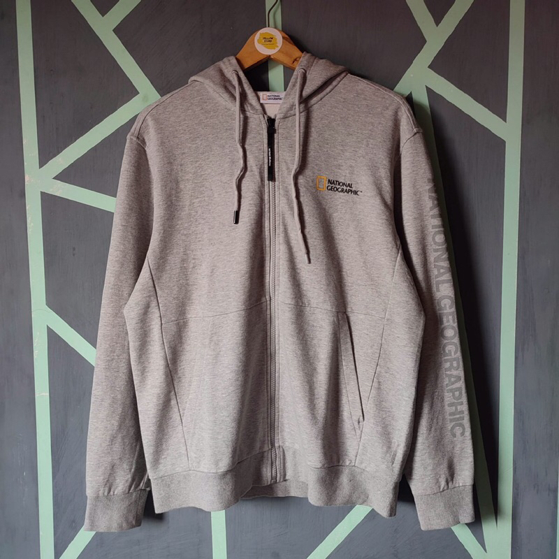 ZIP HOODIE NATGEO GRAY