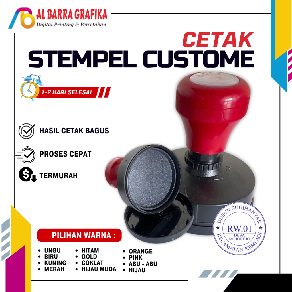 

CETAK STEMPEL FLASH Free Tinta BULAT & OVAL OTOMATIS CEPAT / CUSTOM STEMPEL PEMERINTAHAN