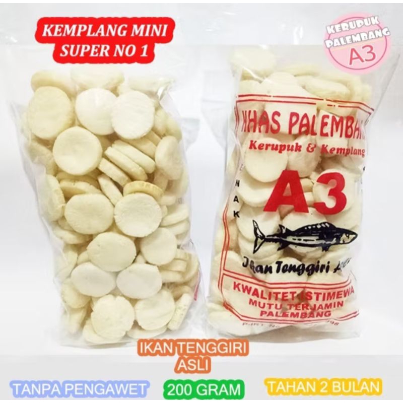 

KERUPUL KEMPLANG IKAN TENGGIRI SUPER SIZE MINI 200GR