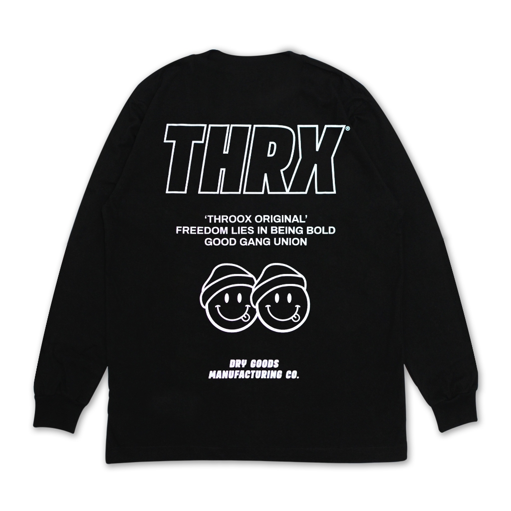 Throox Longsleeve || Throox Kaos Lengan Panjang Trossard Black