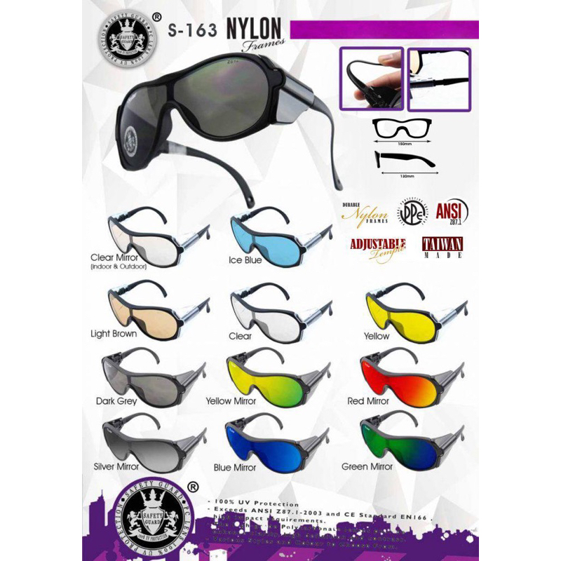 kacamata safety guard s.163 ansi z87.1 original