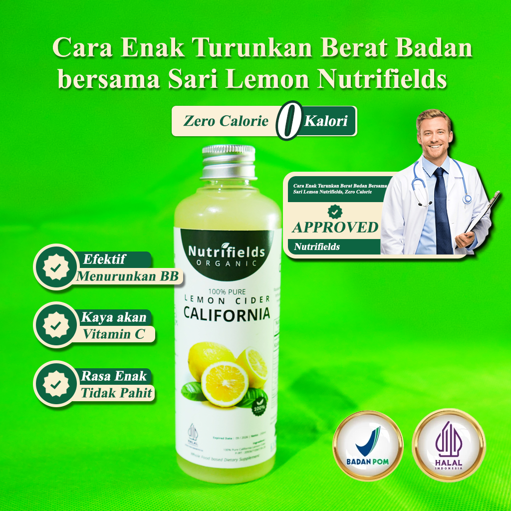 

SARI LEMON MURNI ASLI 100% FRESH PURE CALIFORNIA UNTUK DIET JUICE LEMON BANTU DIET DETOX PELANGSING TUBUH 250ML