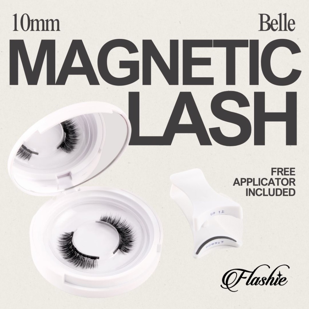 BELLE magnetic lashes (sepasang bulumata magnet)