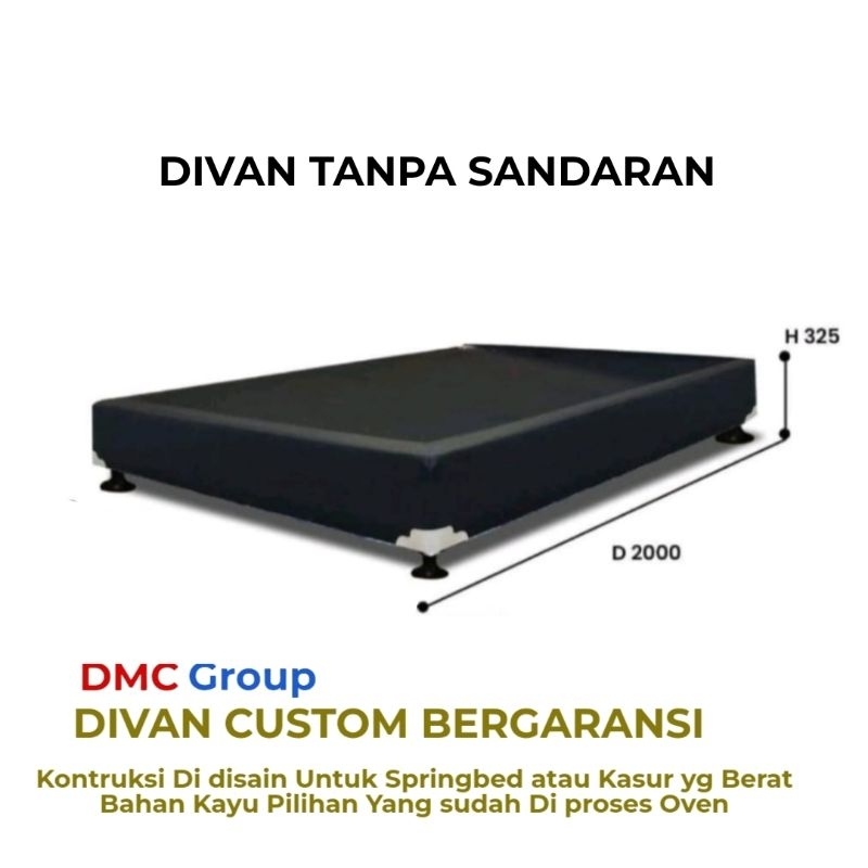Divan Springbed Tanpa Sandaran Dipan/ divan Box Garansi Bandung Divan kasur Murah