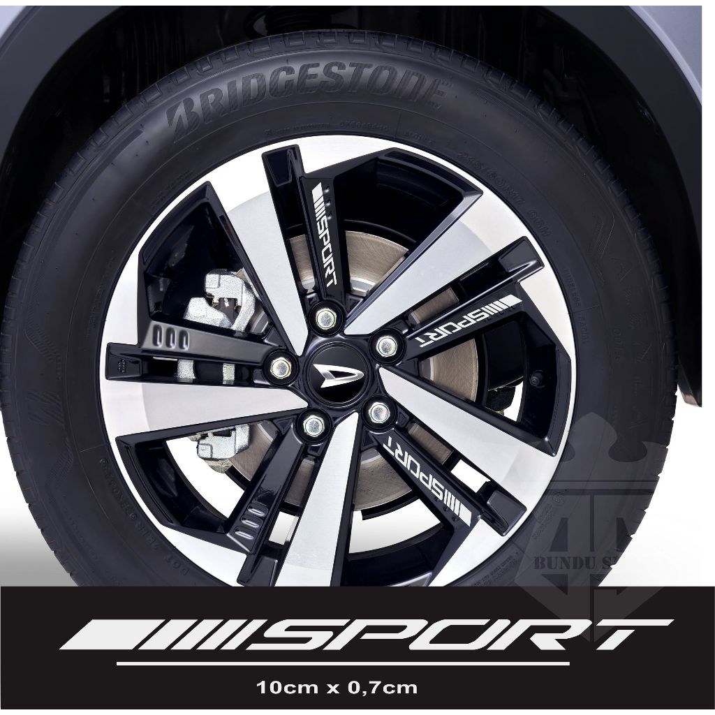 Stiker Cutting Velg Racing Garis Sport Variasi Velg Mobil Sticker Velg Mobil 1 Set